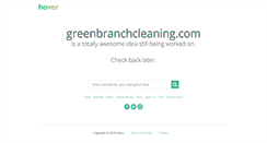 Desktop Screenshot of greenbranchcleaning.com