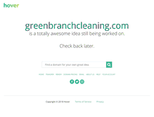 Tablet Screenshot of greenbranchcleaning.com